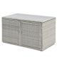 Costway 88-gal Patio Rattan Storage Container Box