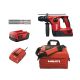 Hilti 22 Volt Lithium-Ion TE 4 Cordless Rotary Hammer with Two 4.0 Ah Batteries, Charger, Bits and Bag
