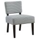 HomeRoots - Jasmine Blue/ Grey Foam Accent Chair