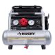 Husky 1 Gal Portable Electric-Powered Silent Air Compressor
