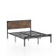 Furniture of America Ashlynd Dark Brown and Brown Queen - Platform Bed