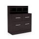 Furniture of America Tabago Cappuccino File Cabinet with 4-Shelf