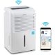 Ivation 50-Pint Smart Wifi Dehumidifier with Built-In Pump - White