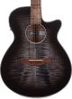 Ibanez - AEG70 Acoustic-Electric Guitar - Transparent Charcoal Burst High Gloss