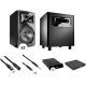 JBL 308P MkII - Studio Monitor Kit w/ Powered Subwoofer, Cables, and Isolation Pads