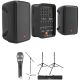 JBL EON208P Stereo PA - Dual Microphones Kit