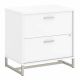 kathy ireland Method White 2-Drawer Lateral File Cabinet - Assembled
