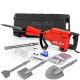 XtremepowerUS 10 in. W 2200-Watt Heavy-Duty Electric Jackhammer Demolition Hammer Concrete Breaker Tool Kit with Full Chisel Bit Set