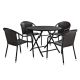 Crosley Palm Harbor 5-pc Wicker Outdoor Dining Set