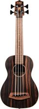 Kala - U-Bass Striped Ebony - Fretted, Round Wounds