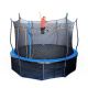 Kinertial 12 ft. Trampoline w/ Dual Enclosure Net, Heavy-Duty Jumping Mat and Foam Padded Springs, ASTM Approved