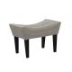 Leffler Home - Maddie Button Tufted Bench in Gray