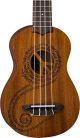 Luna - Love Music Peace Soprano Ukulele - Satin Natural