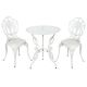 3-pc Metal Round 27-in Outdoor Bistro Set