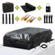 Mockins 25 cu. ft. Waterproof Rooftop Carrier Bag Capacity Storage Roof Bag Use With Or Without Racks/Bars Accessories Included