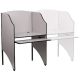 Flash Furniture Nebula Grey Finish Starter Study Carrel