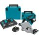 Makita 18 Volt X2 LXT Lithium Ion 36 Volt Brushless Cordless 6 1 2 in Plunge Circular Saw w 2 Batteries 5 0Ah 55T Blade