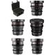 Meike 5 Lens Cinema Prime Lens Set w Hard Shell Case MFT Mount