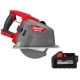 Milwaukee M18 FUEL 18 Volt 8 in Lithium Ion Brushless Cordless Metal Cutting Circular Saw with 6 0 Ah Battery