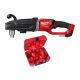 Milwaukee M18 FUEL 18 Volt Li Ion Brushless Cordless GEN 2 Super Hawg 1 2 in Right Angle Drill with Carbide Hole Saw Kit 7pc