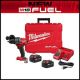 Milwaukee M18 FUEL 18 Volt Lithium Ion Brushless Cordless 1 2 in Drill Driver Kit W 2 5 0Ah Batteries Charger and Hard Case 2903 22
