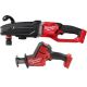 Milwaukee M18 FUEL 18 Volt Lithium Ion Brushless Cordless GEN 2 SUPER HAWG 7 16 in Right Angle Drill with M18 FUEL Hackzall