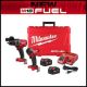 Milwaukee M18 FUEL 18V Lithium Ion Brushless Cordless Hammer Drill and Impact Driver Combo Kit 2 Tool with 2 Batteries