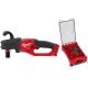 Milwaukee M18 FUEL 18V Lithium Ion Brushless Cordless Hole Hawg 7 16 in Right Angle Drill w Quick Lok w 9pc PACKOUT Hole Saw Kit