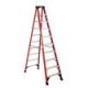 Werner 10 ft. Fiberglass Step Ladder with 300 lb. Load Capacity Type IA Duty Rating