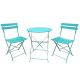 Freestyle Orange Casual Blue 3-pc Metal Outdoor Bistro Set
