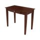 International Concepts 36 inch Rectangular Espresso 1 Drawer Writing Desk w/ Solid Wood Material