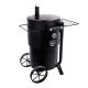 OKLAHOMA JOEâ€â„¢S Bronco Charcoal Drum Smoker Grill in Black