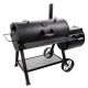 OKLAHOMA JOEâ€â„¢S Longhorn Reverse Flow Barrel Charcoal Smoker and Grill in Black