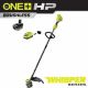 RYOBI ONE+ HP 18V Brushless Whisper Series 15 in. Cordless Battery String Trimmer with 6.0 Ah Battery and Charger