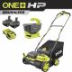RYOBI ONE+ HP 18-Volt Brushless 14 in. Cordless Battery Cultivator, Seed Spreader, Two 4.0 Ah Batteries and Charger