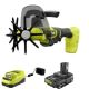 RYOBI ONE+ 18V Cordless 5 in. Compact Battery Cultivator with 2.0 Ah Battery and Charger