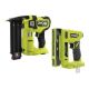 RYOBI ONE+ HP 18V 18-Gauge Brushless Cordless AirStrike Brad Nailer and ONE+ 18V 3/8 in. Crown Stapler (Tools Only)
