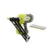 RYOBI 18-Volt ONE+ Lithium-Ion Cordless AirStrike 15-Gauge Angled Finish Nailer (Tool Only) with Sample Nails