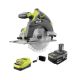 RYOBI ONE+ 18V Cordless 6-1/2 in. Circular Saw Kit with 4.0 Ah Battery and 18V Charger