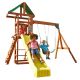 Swing-N-Slide Playsets Scrambler Deluxe Wood Complete Swing Set with Chalkboard