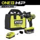 RYOBI ONE+ HP 18V Brushless Cordless 1/2-inch Hammer Drill Kit w/ (1) 4.0 Ah HIGH PERFORMANCE Battery, Charger, and Tool Bag