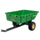 John Deere 650 lb. 10 cu. ft. Tow-Behind Poly Utility Cart PCT-100JDC