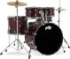 PDP Spectrum Series 5-piece Shell Pack - 22in. Kick - Red