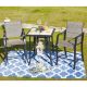 Patio Festival 3-pc Sling Bar Height Outdoor Bistro Set