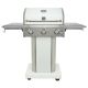 KENMORE 3-Burner Propane Gas Pedestal Grill with Foldable Side Shelves-Pearl