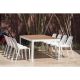 Amazonia San Diego 9-pc Wood/Plastic Rectangular Patio Dining Set
