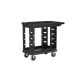 Suncast Commercial Standard Duty 19.5 inch 2-Shelf Utility Cart in Black
