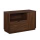Palo Alto 46.378 in. Spiced Mahogany Computer Desk Credenza with File Storage
