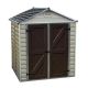 Palram SkyLight 6 ft. x 5 ft. Tan Storage Shed