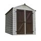 Palram SkyLight 6 ft. x 8 ft. Tan Storage Shed